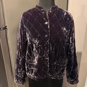 Velvet Quilted Women's Jacket